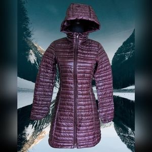 PATAGONIA Ultralight Hooded Goose Down Parka Puffer FLAWED